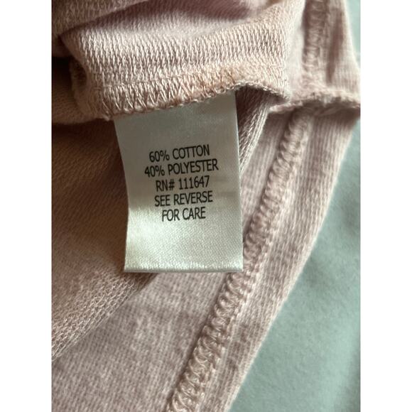 Fifth sun pink cropped nasa sweater size large cotton blend - Picture 4 of 5